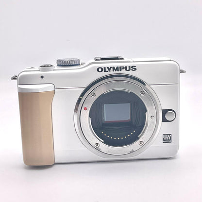 【全額返金保証】【最速発送】OLYMPUS デジタル一眼 オリンパス・ペン Lite E-PL1s ボディ [ホワイト] 動作確認済