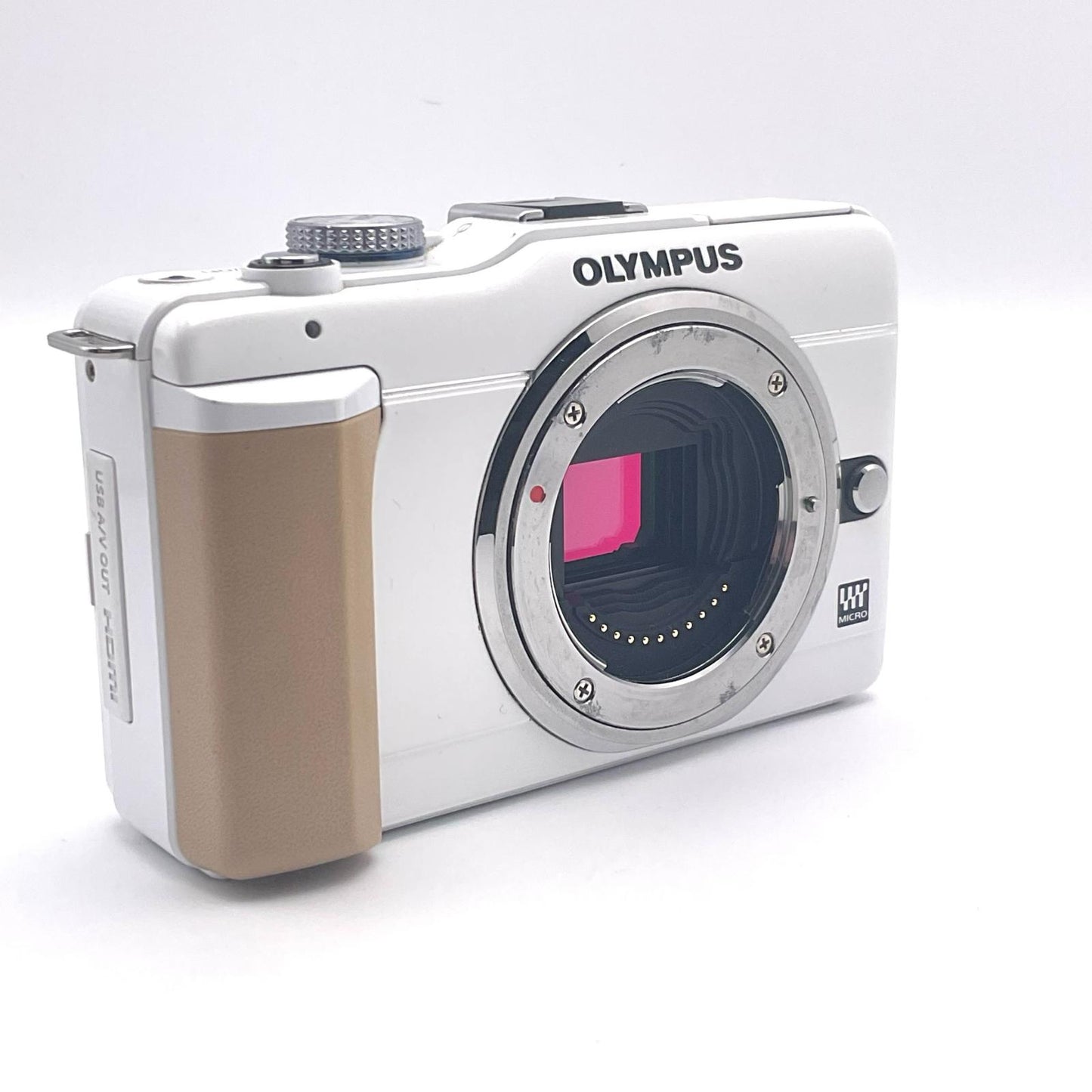 【全額返金保証】【最速発送】OLYMPUS デジタル一眼 オリンパス・ペン Lite E-PL1s ボディ [ホワイト] 動作確認済