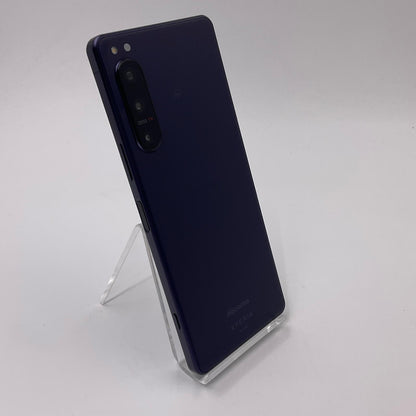 【全額返金保証】【最速発送】Sony Xperia 5 IV 128GB パープル docomo SIMフリー SO-54C 白ロム 動作確認済