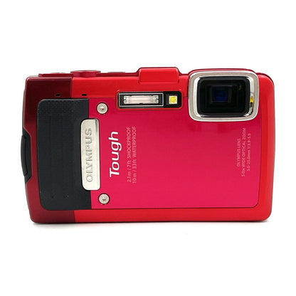 【全額返金保証】【最速発送】OLYMPUS コンパクトデジタルカメラ STYLUS TG-830 Tough [レッド] 美品 動作確認済