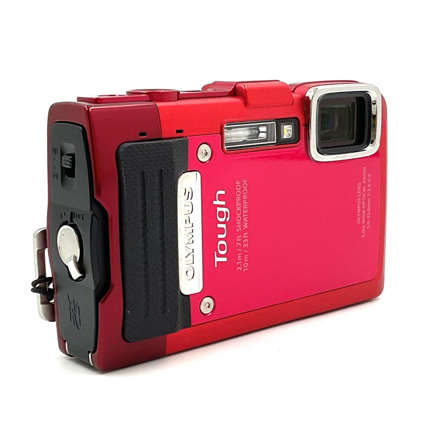 【全額返金保証】【最速発送】OLYMPUS コンパクトデジタルカメラ STYLUS TG-830 Tough [レッド] 美品 動作確認済