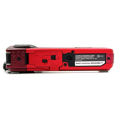 【全額返金保証】【最速発送】OLYMPUS コンパクトデジタルカメラ STYLUS TG-830 Tough [レッド] 美品 動作確認済