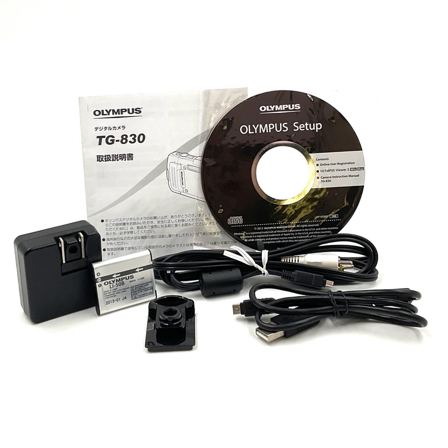 【全額返金保証】【最速発送】OLYMPUS コンパクトデジタルカメラ STYLUS TG-830 Tough [レッド] 美品 動作確認済