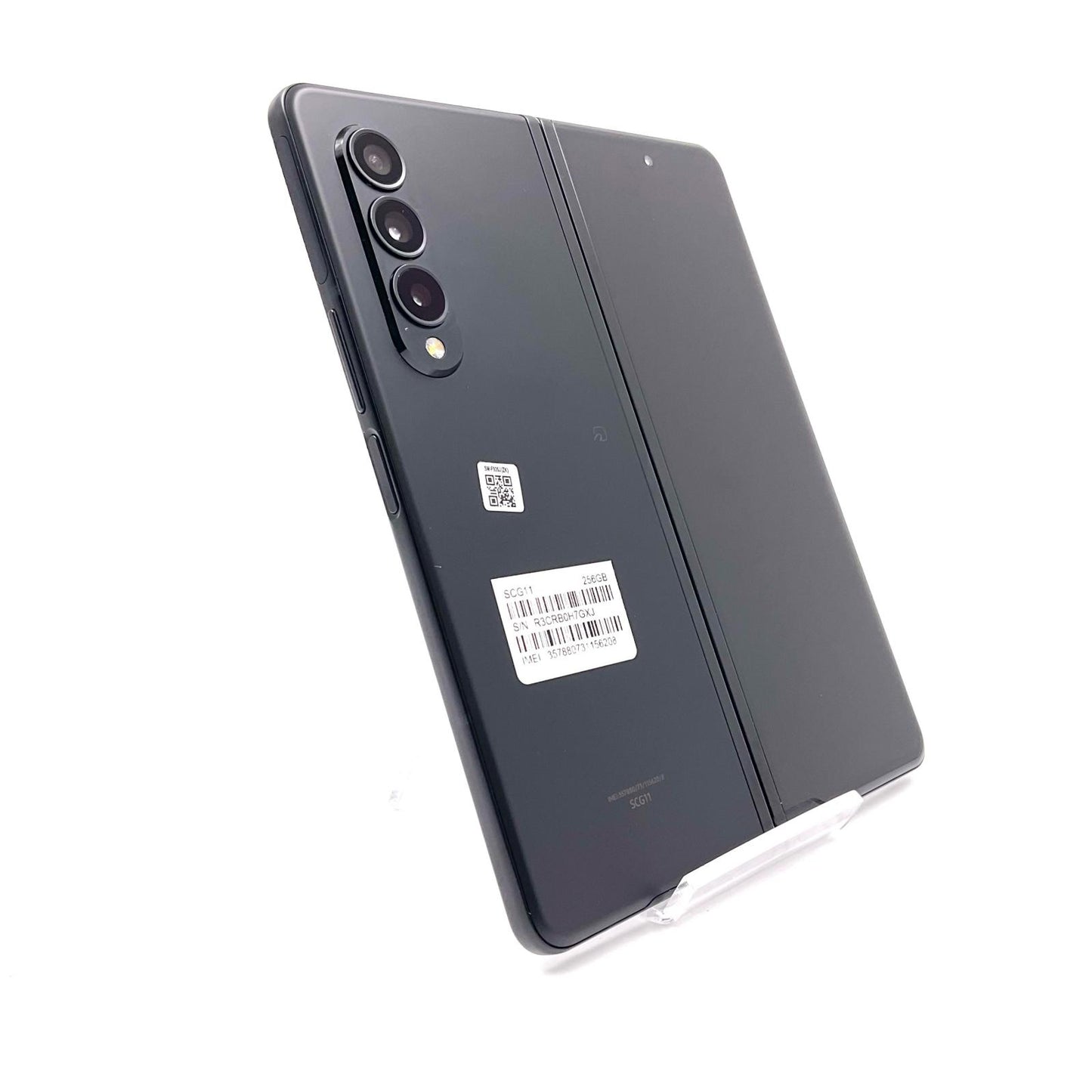 【全額返金保証】【最速発送】SAMSUNG Galaxy Z Fold3 5G 256GB ファントムブラック au SIMフリー SCG11 動作確認済