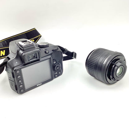 【全額返金保証】【最速発送】Nikon デジタル一眼 D3300 18-55 VRII レンズキット [ブラック] 動作確認済