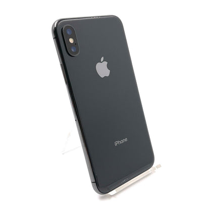 【全額返金保証】【最速発送】Apple iPhone iPhone X 64GB スペースグレイ au 白ロム 動作確認済 78%