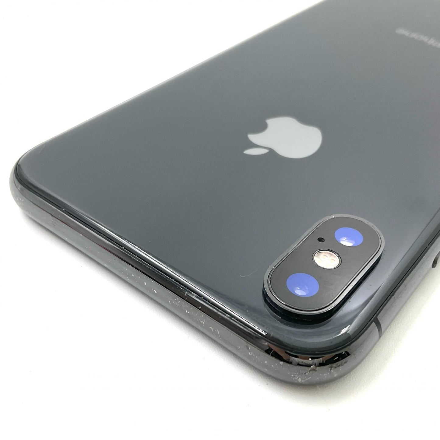 【全額返金保証】【最速発送】Apple iPhone iPhone X 64GB スペースグレイ au 白ロム 動作確認済 78%