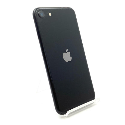 【全額返金保証】【最速発送】Apple iPhone iPhone SE（第2世代） 64GB ブラック au 白ロム 動作確認済 80%