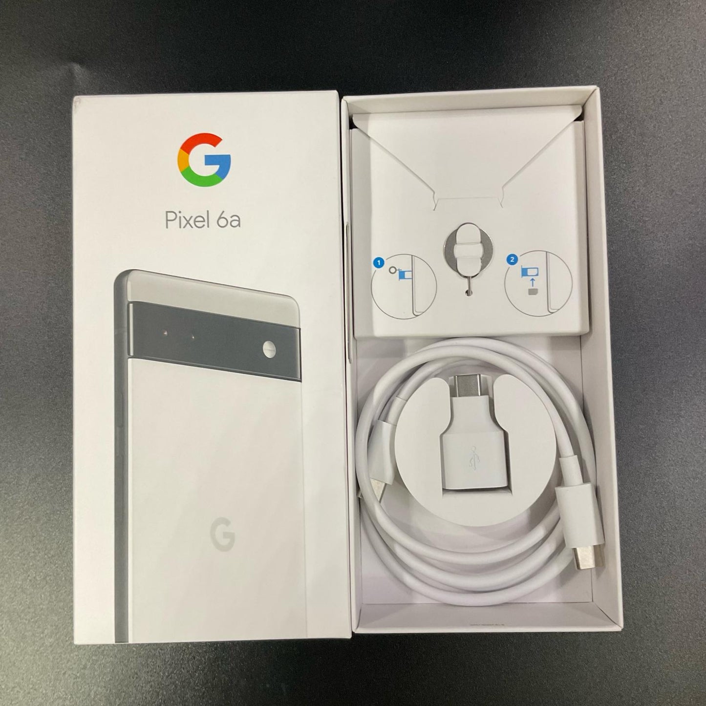 【全額返金保証】【最速発送】Google Pixel 6a 128GB Chalk au GB17L 白ロム 動作確認済