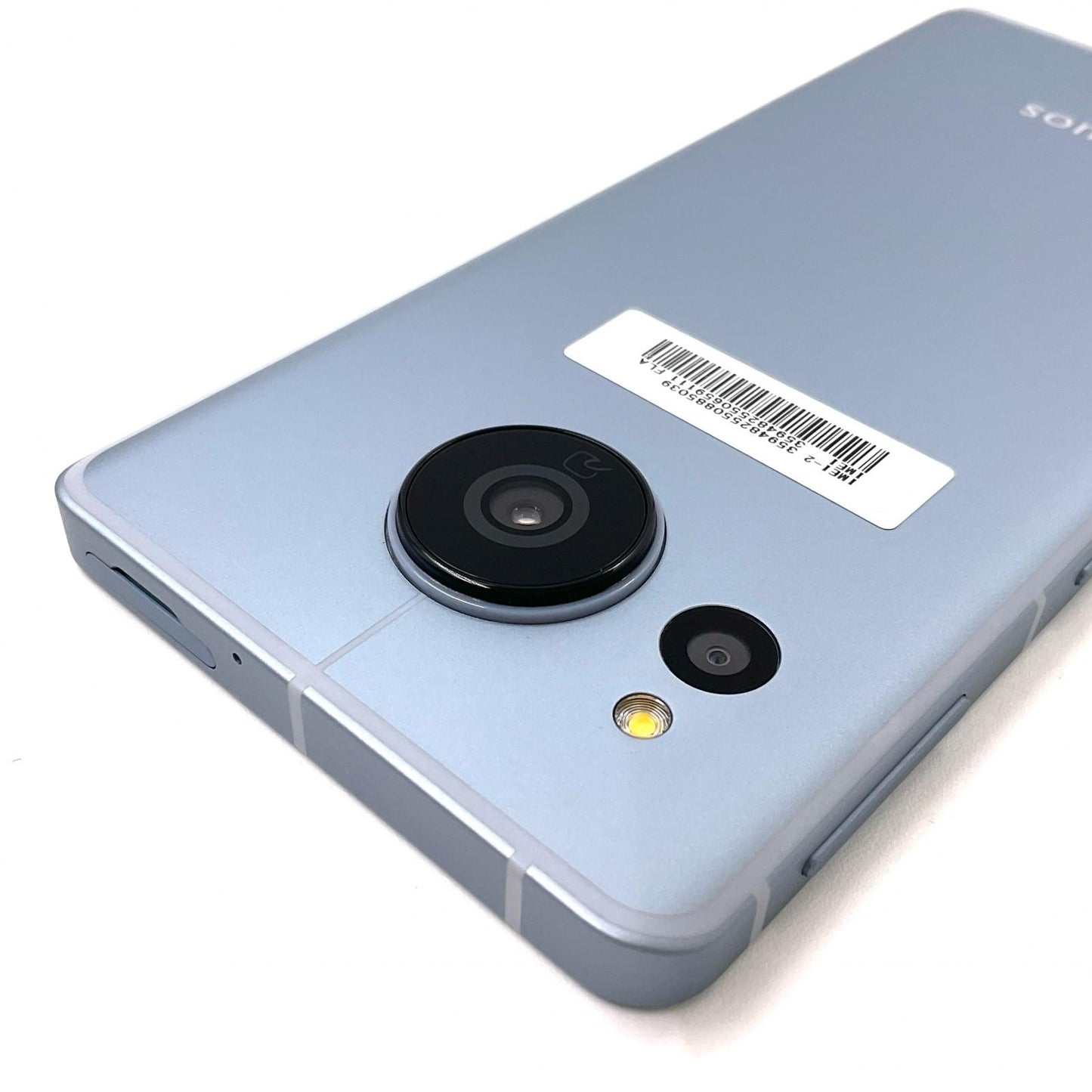 【全額返金保証】【最速発送】SHARP AQUOS sense7 128GB ブルー SIMフリー SH-M24 白ロム 美品 動作確認済