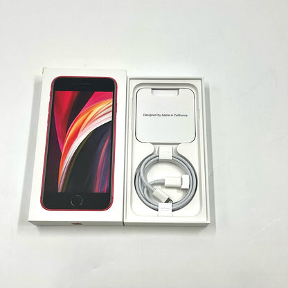 【全額返金保証】【最速発送】Apple iPhone iPhone SE（第2世代） 64GB RED SIMフリー 白ロム 動作確認済 86%