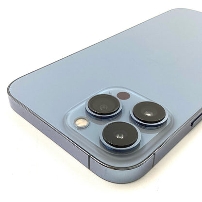 【全額返金保証】【最速発送】Apple iPhone iPhone 13 Pro Max 128GB シエラブルー docomo 動作確認済 80%