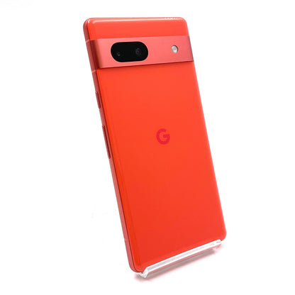 【全額返金保証】【最速発送】Google Pixel 7a 128GB Coral(コーラル) SIMフリー G82U8 白ロム 美品 動作確認済