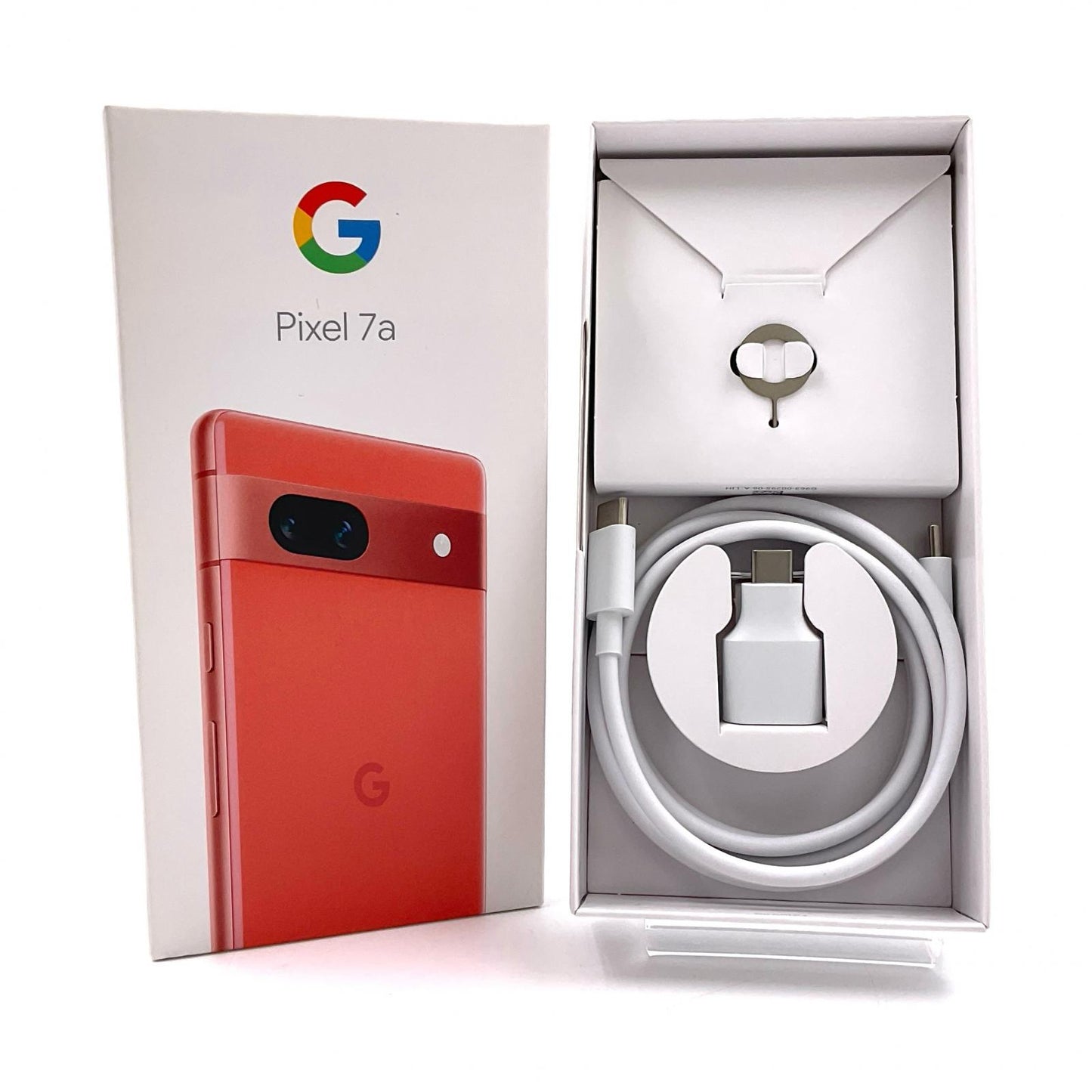 【全額返金保証】【最速発送】Google Pixel 7a 128GB Coral(コーラル) SIMフリー G82U8 白ロム 美品 動作確認済