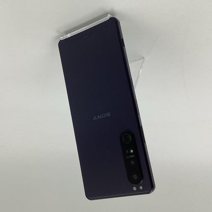 【全額返金保証】【最速発送】Sony Xperia 1 III 256GB フロストブラック au SOG03 白ロム 動作確認済