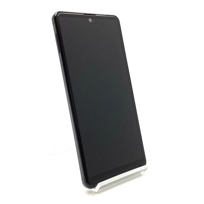 【全額返金保証】【最速発送】SHARP AQUOS sense4 basic 64GB ブラック A003SH 動作確認済