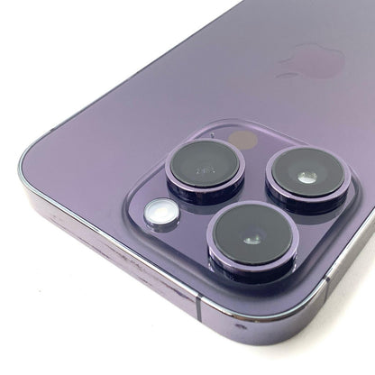 【全額返金保証】【最速発送】Apple iPhone iPhone 14 Pro 256GB ディープパープル Softbank 動作確認済 84%
