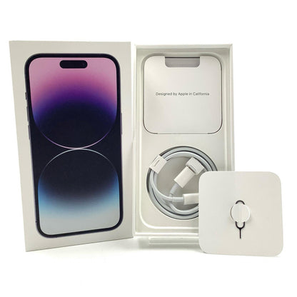 【全額返金保証】【最速発送】Apple iPhone iPhone 14 Pro 256GB ディープパープル Softbank 動作確認済 84%
