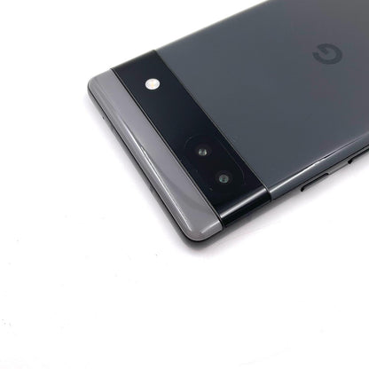 【全額返金保証】【最速発送】Google Pixel 6a 128GB Charcoal(チャコール) au GB17L 白ロム 動作確認済