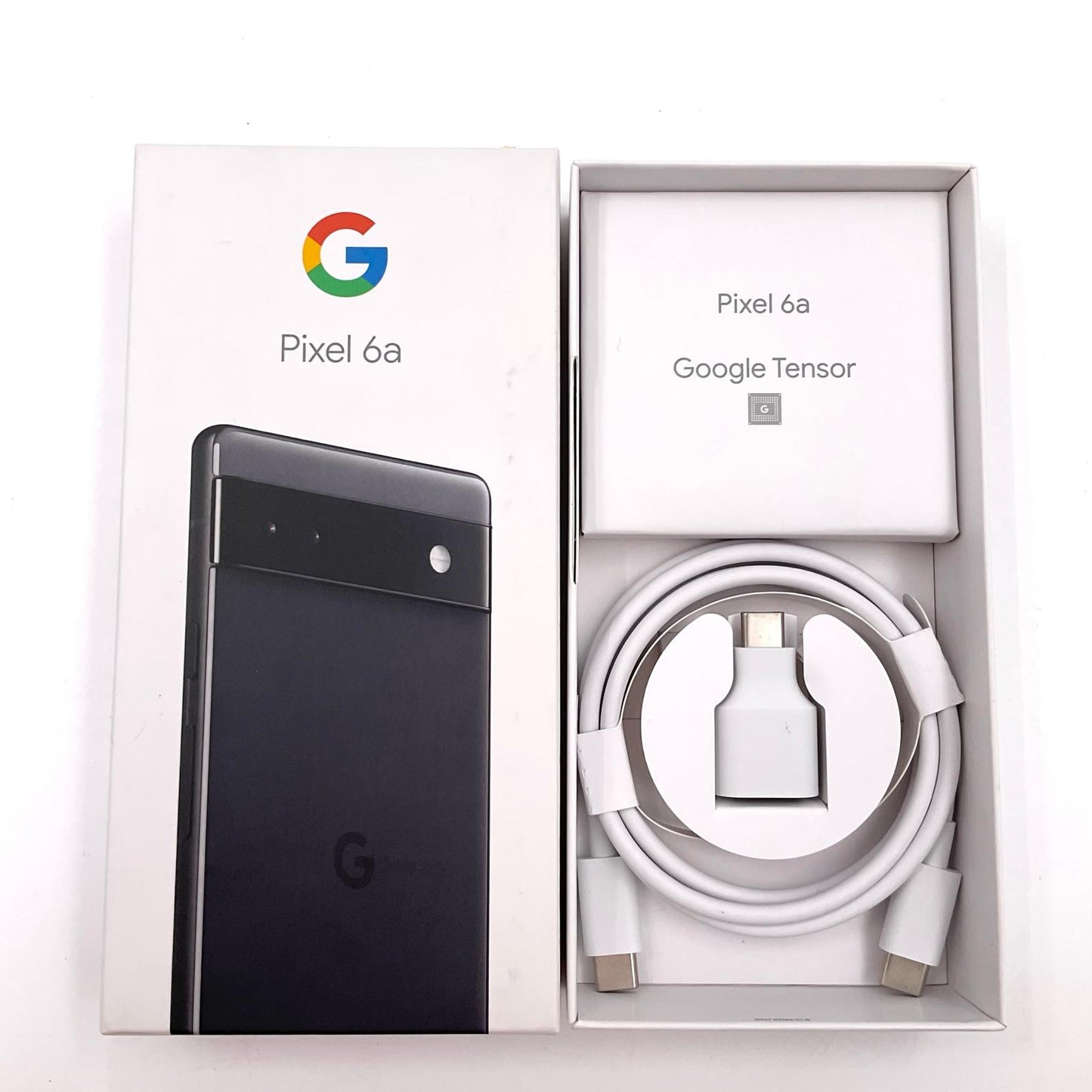 【全額返金保証】【最速発送】Google Pixel 6a 128GB Charcoal(チャコール) au GB17L 白ロム 動作確認済
