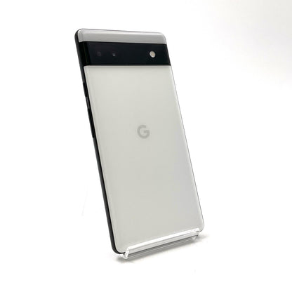 【全額返金保証】【最速発送】Google Pixel 6a 128GB Chalk(チョーク) au GB17L 白ロム 美品 動作確認済