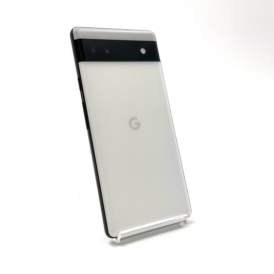 【全額返金保証】【最速発送】Google Pixel 6a 128GB Chalk(チョーク) au GB17L 白ロム 美品 動作確認済