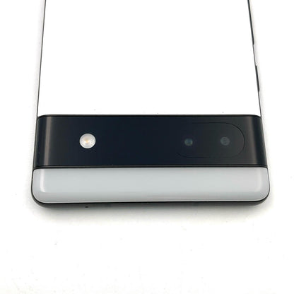 【全額返金保証】【最速発送】Google Pixel 6a 128GB Chalk(チョーク) au GB17L 白ロム 美品 動作確認済