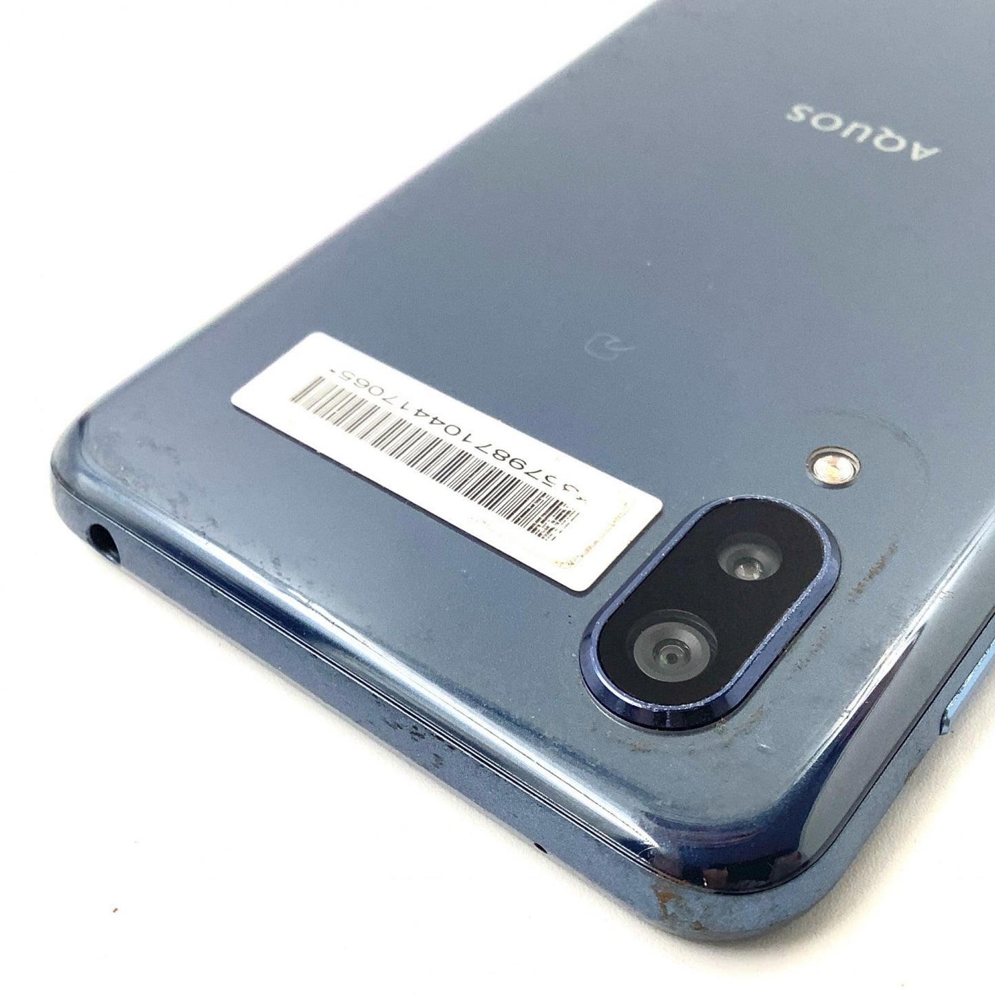 【全額返金保証】【最速発送】SHARP AQUOS sense3 plus 64GB クラッシィブルー au SHV46 白ロム 動作確認済