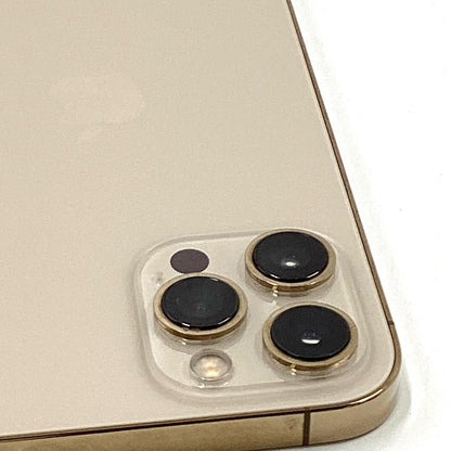 【全額返金保証】【最速発送】Apple iPhone iPhone 12 Pro Max 256GB ゴールド SIMフリー 白ロム 動作確認済 97%