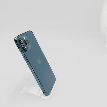 【最速発送】Apple iPhone iPhone 12 Pro Max 128GB パシフィックブルー Softbank 白ロム【難有】 73%