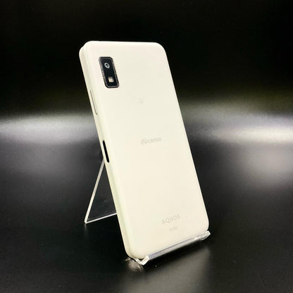 【全額返金保証】【最速発送】SHARP AQUOS wish3 64GB ホワイト docomo SH-53D 動作確認済
