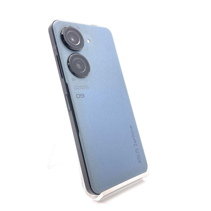 【全額返金保証】【最速発送】ASUS Zenfone 9 128GB スターリーブルー mineo ASUS_AI2202 白ロム 動作確認済