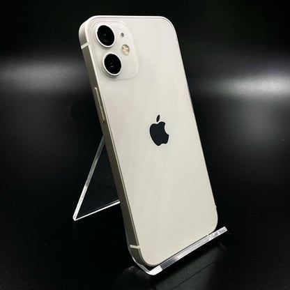 【全額返金保証】【最速発送】Apple iPhone iPhone 12 mini 128GB ホワイト SIMフリー 白ロム 動作確認済 80%