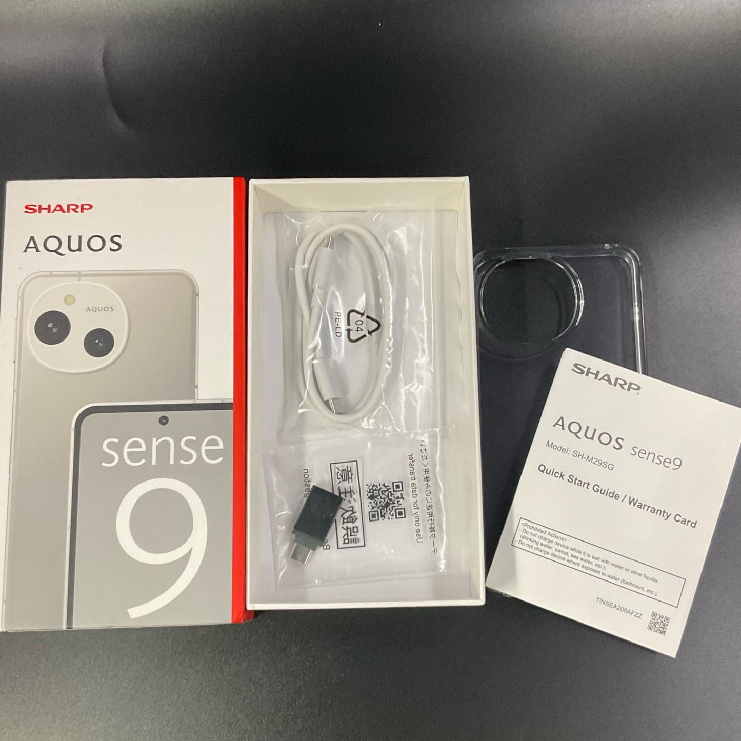 【全額返金保証】【最速発送】SHARP AQUOS sense9 256GB ホワイト SIMフリー SH-M29SG 白ロム 超美品 動作確認済