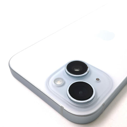 【全額返金保証】【最速発送】Apple iPhone iPhone 15 128GB ブルー au SIMフリー 白ロム 美品 動作確認済 100%