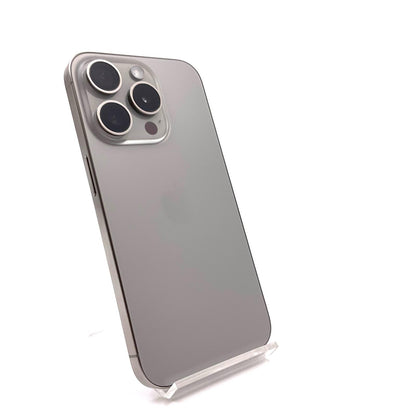 【全額返金保証】【最速発送】Apple iPhone iPhone 15 Pro 256GB ナチュラルチタニウム SIMフリー 白ロム 美品 動作確認済 88%