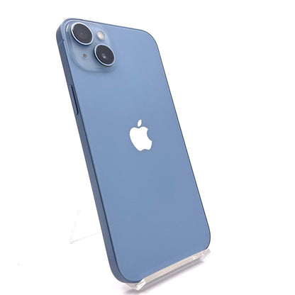 【全額返金保証】【最速発送】Apple iPhone iPhone Plus 14 Plus 128GB ブルー docomo 動作確認済 85%