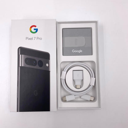 【最速発送】Google Pixel 7 Pro 256GB オブシディアン SIMフリー GFE4J 白ロム【難有】