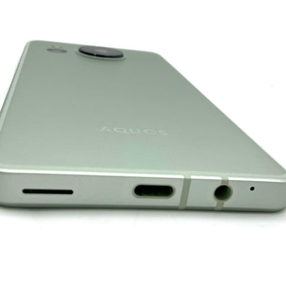 【全額返金保証】【最速発送】SHARP AQUOS sense8 128GB ペールグリーン SIMフリー SH-M26 白ロム 動作確認済