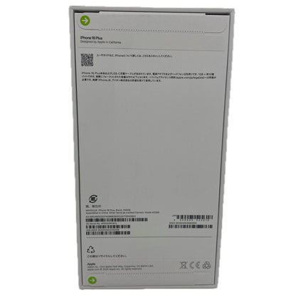 【全額返金保証】【最速発送】Apple iPhone iPhone 16 Plus 256GB ブラック SIMフリー 新品未開封 即納OK