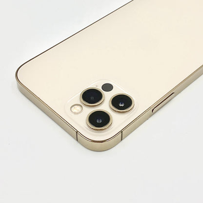 【全額返金保証】【最速発送】Apple iPhone iPhone 12 Pro 128GB ゴールド Softbank 白ロム 動作確認済 76%