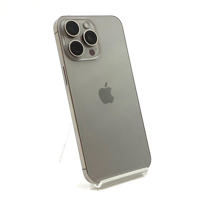 【全額返金保証】【最速発送】Apple iPhone iPhone 15 Pro Max 256GB ナチュラルチタニウム 楽天モバイル 動作確認済 89%