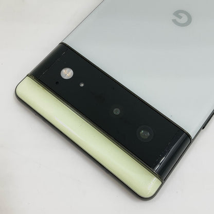 【全額返金保証】【最速発送】Google Pixel 6 128GB Sorta Seafoam SIMフリー GR1YH 白ロム 動作確認済