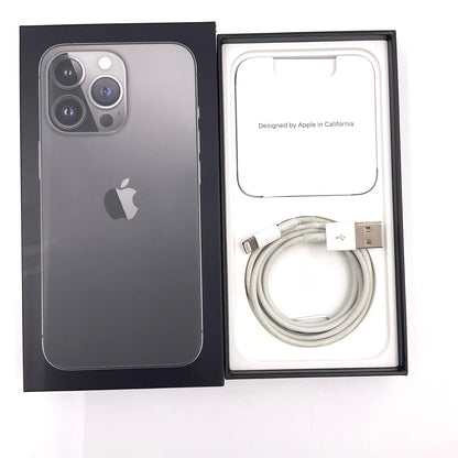 【全額返金保証】【最速発送】Apple iPhone iPhone 13 Pro 256GB グラファイト au 動作確認済 82%