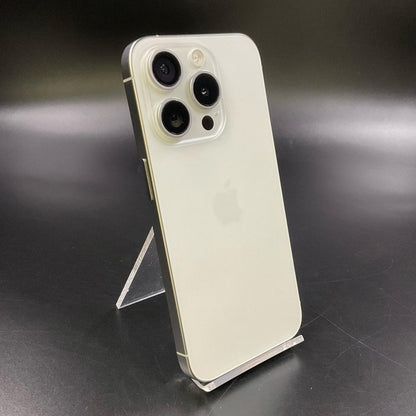 【全額返金保証】【最速発送】Apple iPhone iPhone 15 Pro 128GB ホワイトチタニウム SIMフリー 白ロム 美品 動作確認済 94%