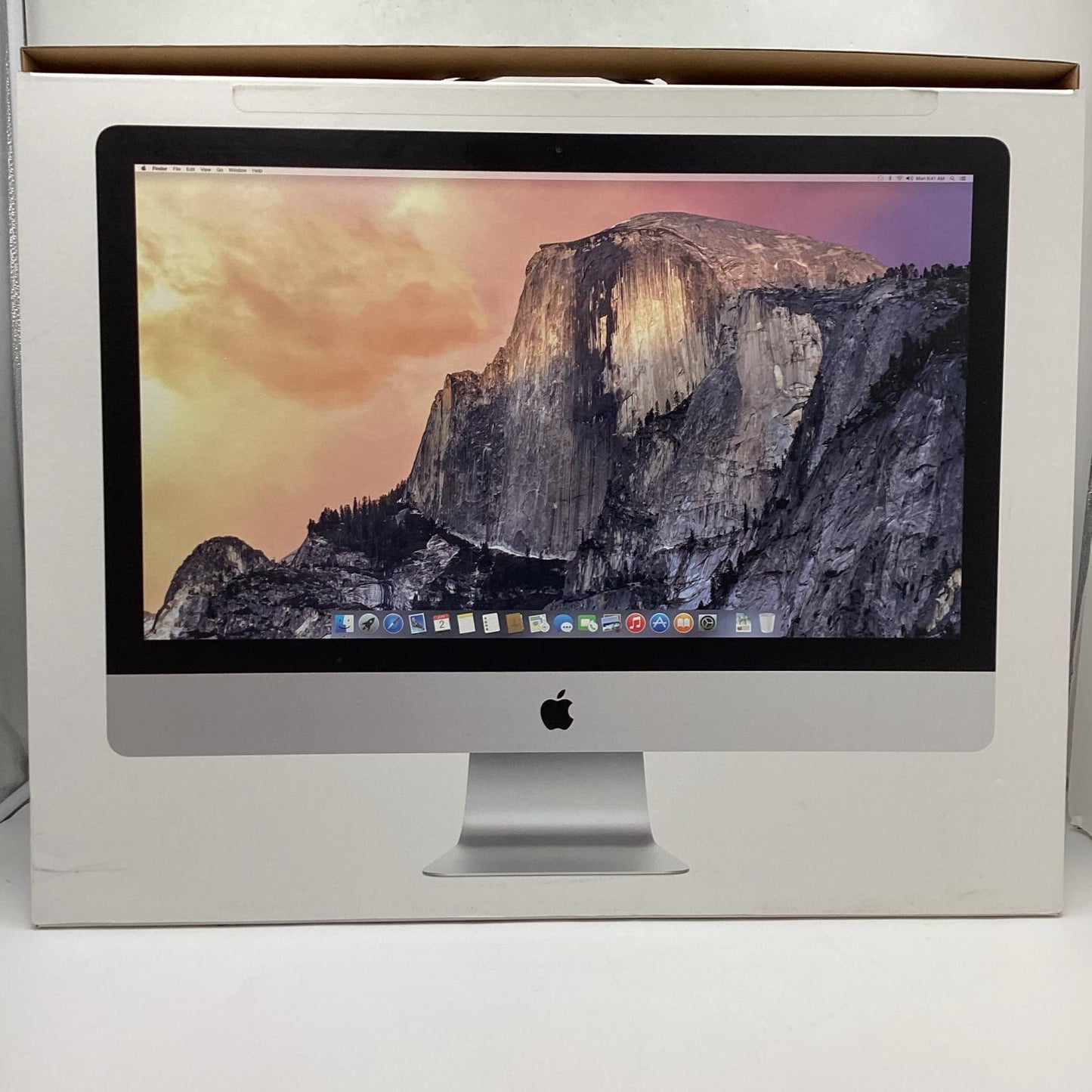 【全額返金保証】【最速発送】Apple iMac 27インチ Intel Core i3 8GB フュージョンドライブ SSD 128GB＋HDD 1TB シルバー 動作確認済