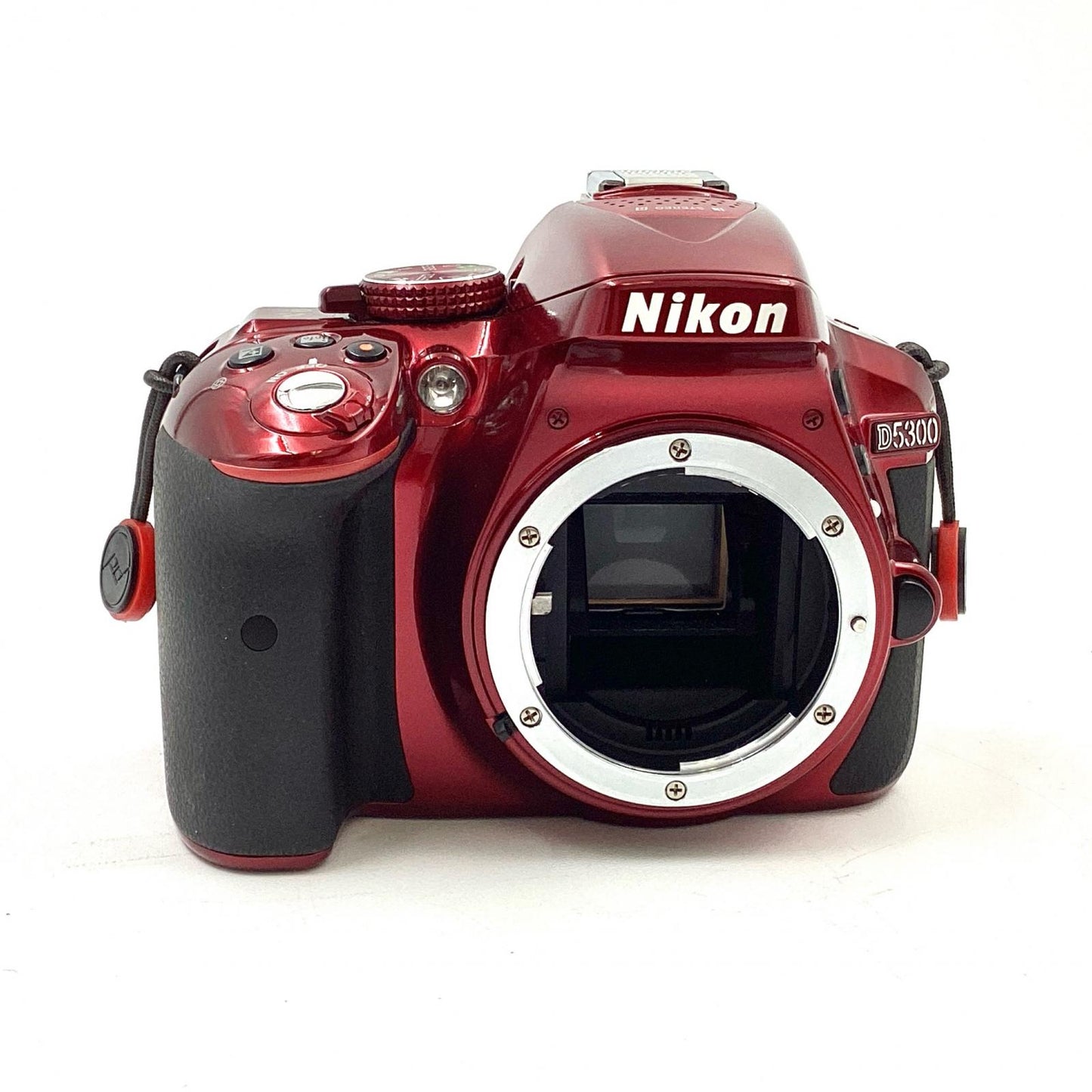 【全額返金保証】【最速発送】Nikon デジタル一眼 D5300 ボディ レッド 美品 動作確認済
