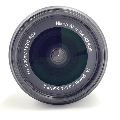 【全額返金保証】【最速発送】Nikon AF-S DX NIKKOR 18-55mm f/3.5-5.6G VR II 動作確認済