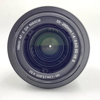 【全額返金保証】【最速発送】Nikon AF-S DX NIKKOR 55-200mm f/4-5.6G ED VR II 美品 動作確認済