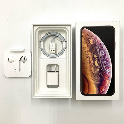 【最速発送】Apple iPhone iPhone XS 512GB ゴールド SIMフリー 白ロム【難有】 79%